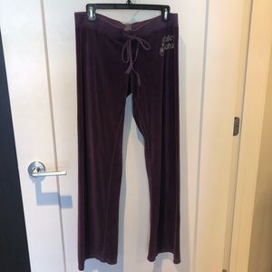 Purple Juicy Couture sweatpants